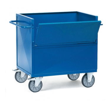 Blechkastenwagen 600 kg, Wände aus gesicktem Stahlblech