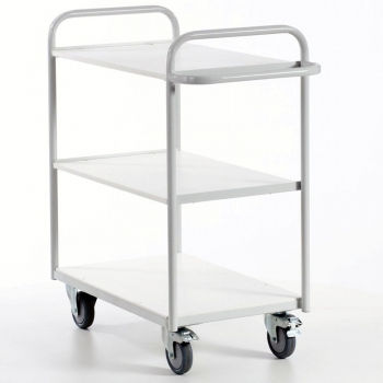 Preview: Bürowagen ohne Wände, 3 Etagen, 800x500 mm Ladeflächen, 150 Tragkraft