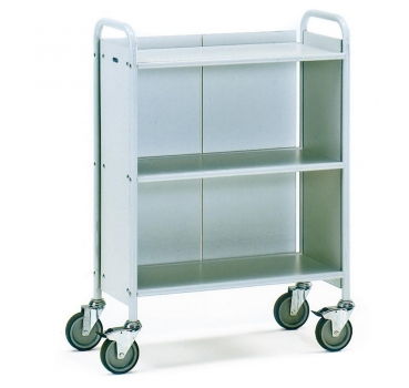 Bürowagen 150 kg, mit 3 Böden und 1 Rückwand