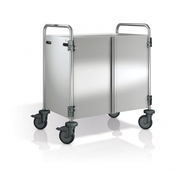 CNS-Verkleidung mit Flügeltüren, 3-seitig, für SW 8x5-2, SW 8x5-3