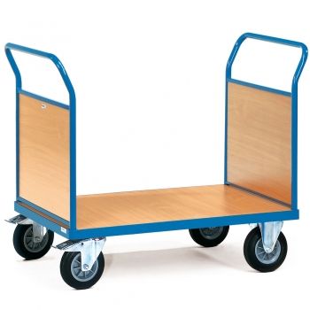 Doppel-Stirnwandwagen bis 600 kg, mit Stirnwänden aus Holz