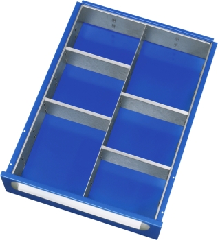 Einteilungsset 1-4 für Schublade 390x560 mm, für Fronthöhe 120-360mm