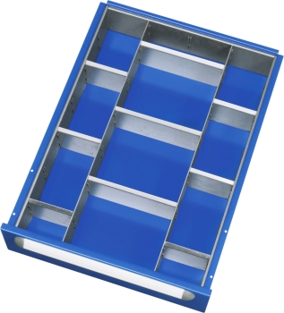 Einteilungsset 2-9 für Schublade 390x560 mm, für Fronthöhe 120-360mm
