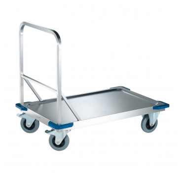 Edelstahl-Plattformwagen, 1020x620 mm