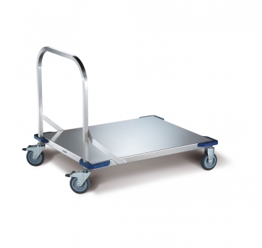 Edelstahl-Plattformwagen, 940x700 mm
