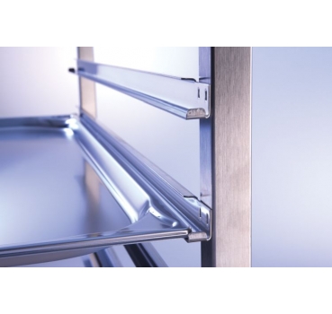 Preview: Edelstahl Regalwagen, 662x733x1645 mm, RWR SK-161-4