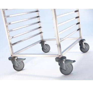 Preview: Edelstahl Regalwagen, 662x733x1800 mm, TF 200 kg, RWR 161-20-2