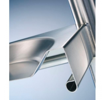 Preview: Edelstahl Servierwagen, 5 Borde, SW 10x6-5B-3