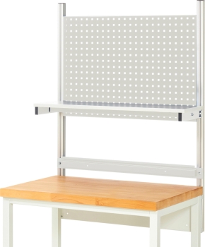 Preview: System-Aufbau - Komplettset 01, für Produktbreite 1000 mm, RAL7035/RAL7035