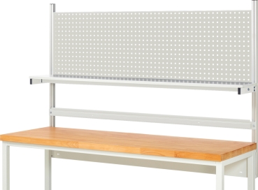Preview: System-Aufbau - Komplettset 01, für Produktbreite 2000 mm, RAL7035/RAL7035
