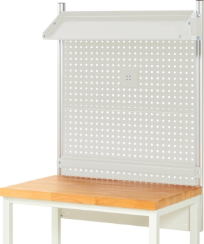 Preview: System-Aufbau - Komplettset 02, für Produktbreite 1000 mm, RAL7035/RAL7035
