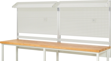 Preview: System-Aufbau - Komplettset 02, für Produktbreite 3000 mm, RAL7035/RAL7035