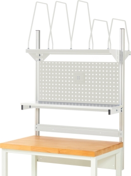 Preview: System-Aufbau - Komplettset 03, für Produktbreite 1000 mm, RAL7035/RAL7035