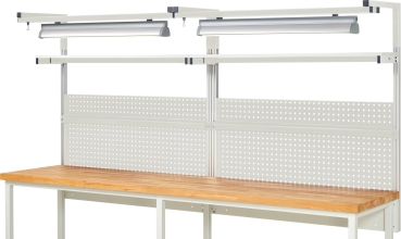 Preview: System-Aufbau - Komplettset 04, für Produktbreite 3000 mm, RAL7035/RAL7035