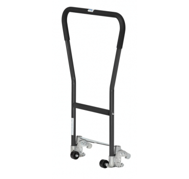 Einklink-Rohrschiebebügel in Anthrazitgrau (RAL 7016) für Paletten-Fahrgestell