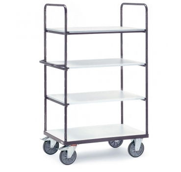ESD-Etagenwagen mit 4 Böden, 600 kg Tragkraft
