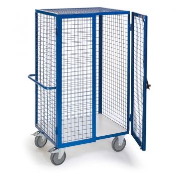 ESD-Gitterschrankwagen mit Zylinderschloss