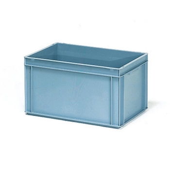 Eurokasten in Euro-Normabmessungen, Polyethylen (PE) und Polypropylen (PP)