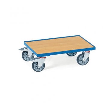 Eurokastenroller mit Holzplattform, Ladefläche 610x410 mm, 250 kg