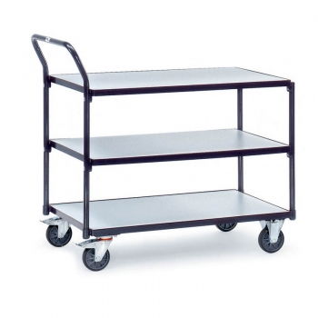 ESD-Tischwagen 300 kg, mit 3 Böden