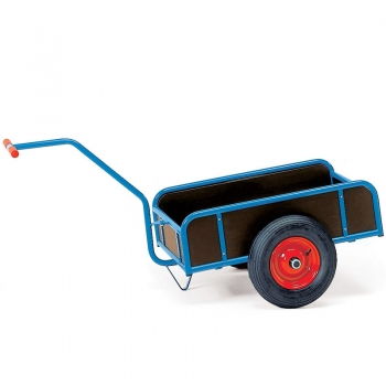 Fetra Handwagen bis 400 kg, 1-Achser mit 4 Wänden - 4107