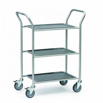 Preview: Fetra Servierwagen 90 kg, mit 3 Böden