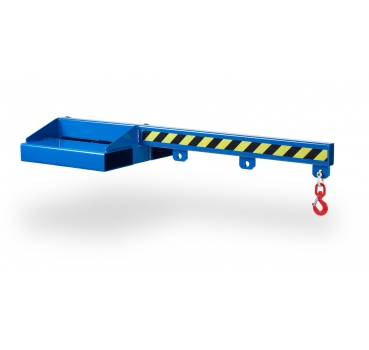 Gabelstapler Kranarm / Lastarm, 100-1000 kg Traglast, BxTxH 620x2400x190mm