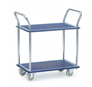 Ganzstahlwagen 120 kg, 2 Böden