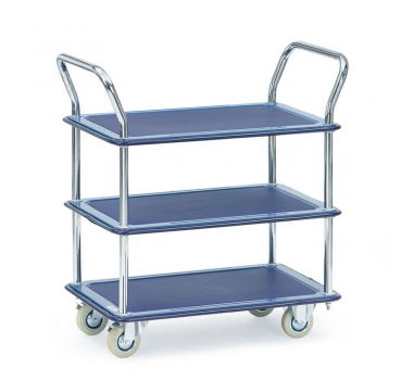 Ganzstahlwagen 120 kg, 3 Böden