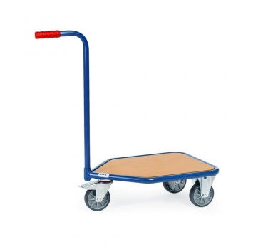 Griffroller 200 kg Tragkraft, Ladefläche 600x450 mm, Holzplattform