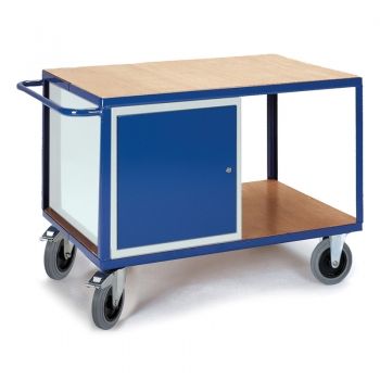 Großer Werkstattwagen, Stahlschrank, LxBxH 1350x800x890 mm, 500 kg Tragkraft