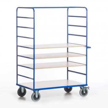 Preview: Hohe Etagenwagen, 500 kg Tragkraft, 1000x700 mm LxB