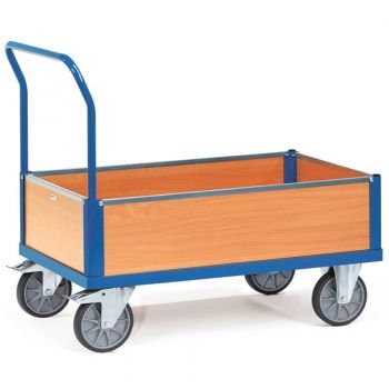Kastenwagen bis 600 kg, mit 4 Wänden aus Holz