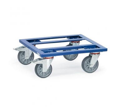 Kistenroller mit offenem Rahmen, 400 kg, Ladefläche 500x500 mm