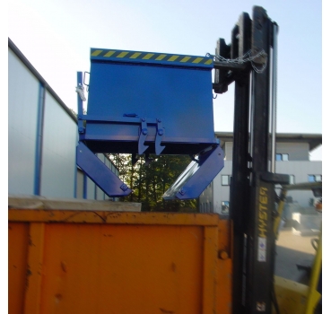 Preview: Klappbodenbehälter, 2800 kg Traglast, Inhalt 2cbm, BxTxH 1690x1350x1250mm-3