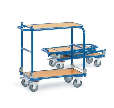 Klappwagen 250 kg, 2 klappbare Schiebebügel und Tischplattform