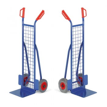 Kleine Gitter-Stapelkarre, Sackkarre, Tragkraft 200 kg