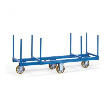 Langmaterial-Wagen, Rungen 500 mm lang, 1200 kg Tragkraft, LxBxH 2000x600x350 mm