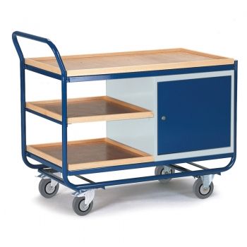 Montagewagen mit Stahlschrank