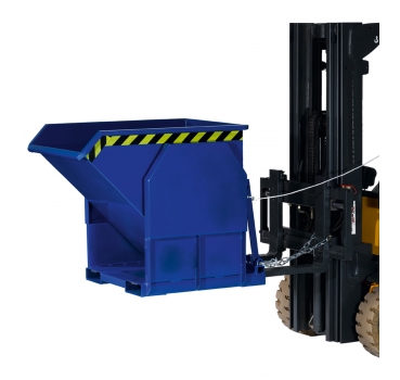 Muldenkippbehälter, BxTxH 840x1150x910mm, 1500 kg Traglast, Inhalt 0,3cbm