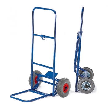 Paketroller, 150 kg Tragkraft, mit anklappbarer Schaufel