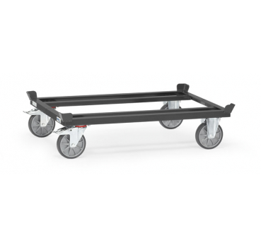 Paletten-Fahrgestell in Anthrazitgrau (RAL 7016) 750 kg Tragkraft
