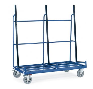 Plattenwagen 1200 kg, einseitige Anlage mit Profilgummi belegt