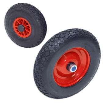 PU-Bereifung aus Polyurethan-Vollmaterial, absolut pannensicher