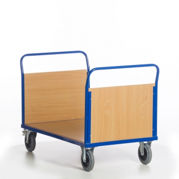 Preview: Doppelstirnwandwagen 500 kg Tragkraft, LxB 1000x600 mm Ladefläche