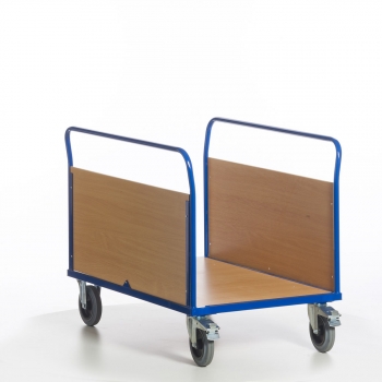 Preview: Zweiwandwagen 500 kg Tragkraft, LxB 1000x600 mm Ladefläche