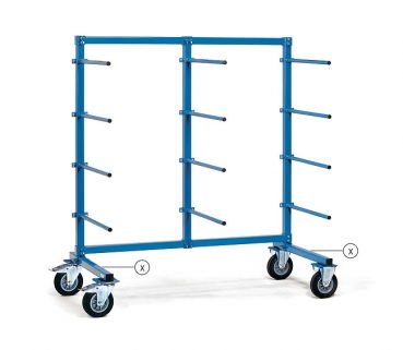 Rollentraverse inkl. Befestigungsmaterial für Rollen