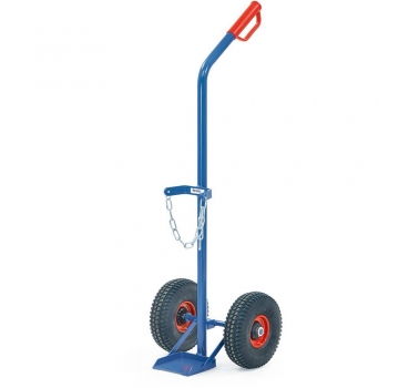 Stahlflaschenkarre 100 kg, für 1 Stahlflasche 10 Liter Inhalt