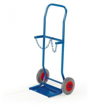 Stahlflaschenkarre, für 2 Stahlflaschen à 10 Ltr., 50 kg Tragkraft