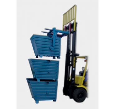 Preview: Stapelkipper, 1500 kg Traglast, Inhalt 0,75cbm, BxTxH 800x1200x900mm-2